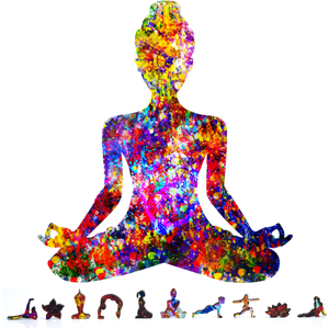 Yoga Pose Wooden Jigsaw Puzzle