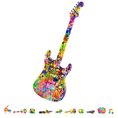 専用グリットラスキン 作品集「The Guitarmaker's Canvas」 専用グリットラスキン 作品集「The Guitarmaker's Canvas」 専用